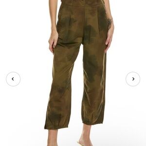 AG JEANS ADEL PLEATED TROUSER 26 brand new Stylish Olive Green Women's Pants